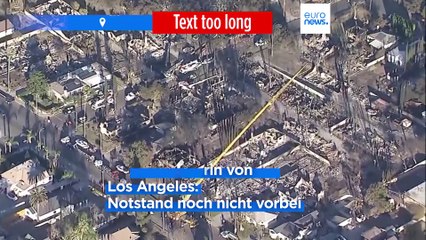 Waldbrände in den USA: Mehr als 12 000 Häuser liegen in Trümmern