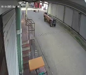 Graban encontronazo entre motos en Catacamas