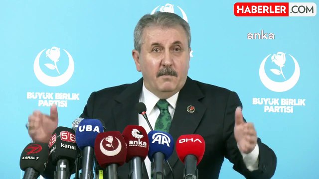 BBP Genel Başkanı Destici: Terörle, Teröristle, Onların Uzantılarıyla Müzakere Olmaz, Mücadele Olur