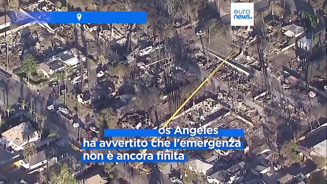 Los Angeles: oltre 6 milioni di persone ancora minacciate dagli incendi