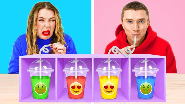 DÉFI BOISSON MYSTÈRE 🥤❓Boissons à NE PAS essayer ! Ne choisis pas la mauvaise boîte par 123 GO! FOOD