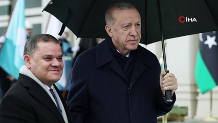 Cumhurbaşkanı Erdoğan, Libya Başbakanı Abdulhamid Dibeybe’yi kabul etti