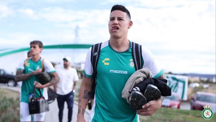 Las primeras horas de James como jugador de Club León