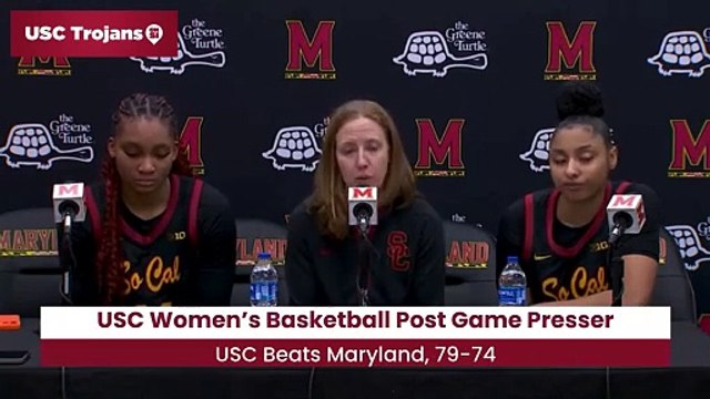 Juju Watkins Reacts To USC Trojans Win Over Maryland On The Road