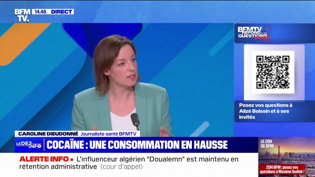 1,1 million de personnes ont consommé au moins une fois de la cocaïne en 2023