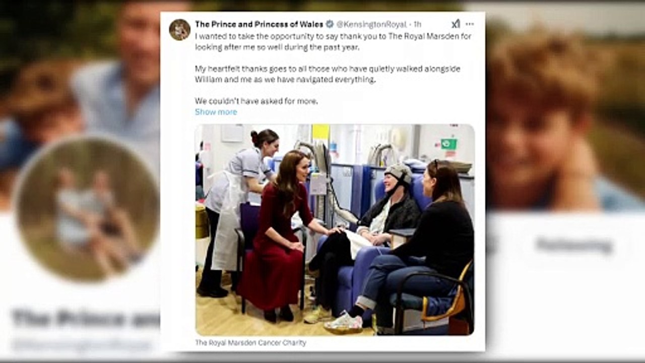 El nuevo anuncio de la princesa Kate Middleton sobre su cáncer