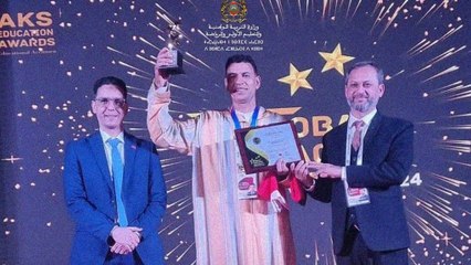 مغربي يتوج بجائزة أفضل أستاذ في العالم لعام 2024