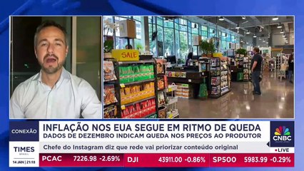 Inflação nos EUA segue em ritmo de queda a poucos dias da posse de Trump; Will Castro Alves comenta