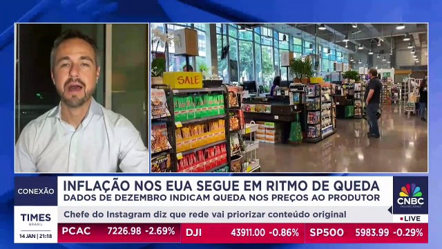 Inflação nos EUA segue em ritmo de queda a poucos dias da posse de Trump; Will Castro Alves comenta