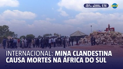 Mina clandestina na África do Sul causa morte de 60 pessoas