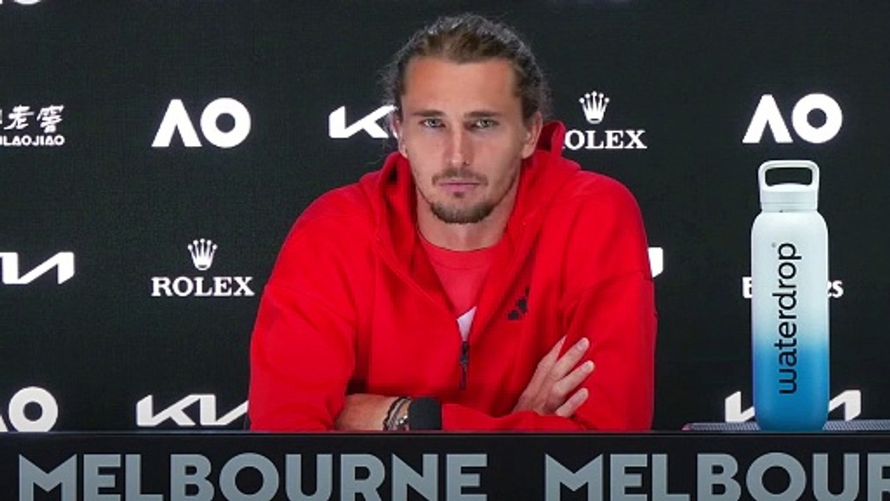 Tennis - Australian Open 2025 - Alexander Zverev : " I think my level is very good"