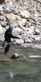 Angling with Bamboo Stick | Himalayan Trout Fishing in Nepal |