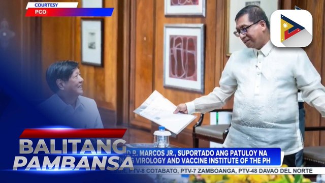 PBBM, suportado ang patuloy na konstruksyon ng Virology and Vaccine Institute of the Philippines