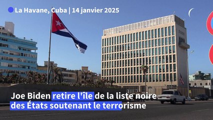 Biden retire Cuba de la liste noire des États soutenant le terrorisme