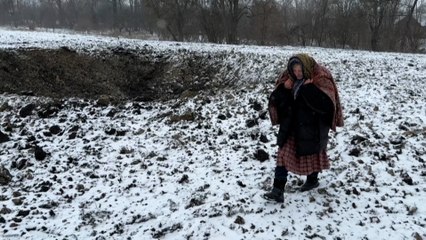 Un missile tombe près d'un village ukrainien au cours d'une attaque « massive »