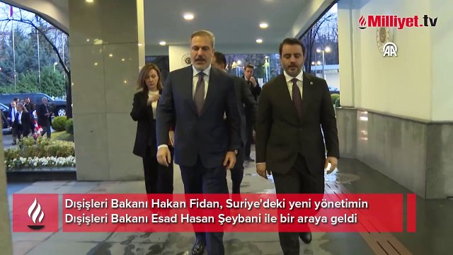 Dışişleri Bakanı Hakan Fidan Şam heyeti ile görüştü