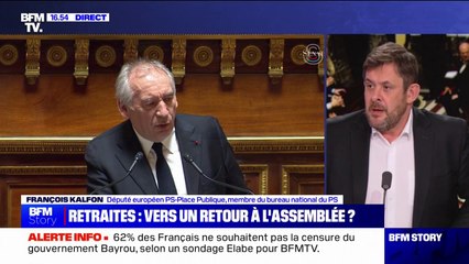 Retraites: "Je suis pour que les partenaires sociaux discutent et que le Parlement puisse jouer son rôle", explique François Kalfon (député européen PS)