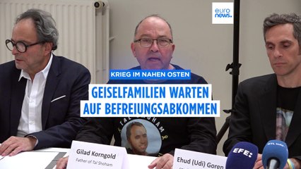 Geiselfamilien hoffen auf ein Deal zwischen Israel und der Hamas