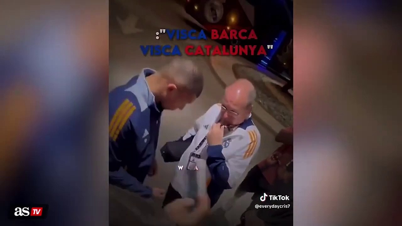 Mbappe’s reaction to a bold fan shouting ‘Visca Barca’ during autograph session