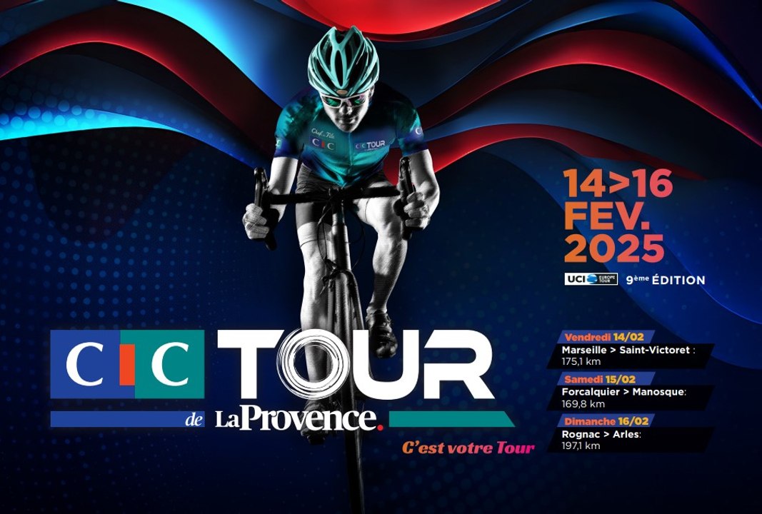 Cyclisme - CIC Tour de La Provence 2025 - Le parcours du CIC Tour de la Provence, du 14 au 16 février