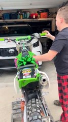 Boy Gets Overwhelmed With Joy Upon Receiving Bicycle for Christmas