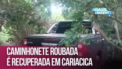 Caminhonete roubada é recuperada em Cariacica