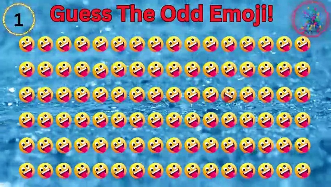 Find the Odd Emoji | Find the ODD One Out |  Emoji Quiz | Guess The Odd Emoji | How good Your Eyes
