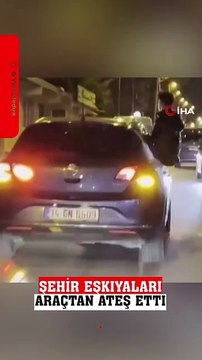 Esenyurt’ta bir şehir eşkiyası, aracın camından dışarı çıkarak rast gele ateş açtı #esenyurt