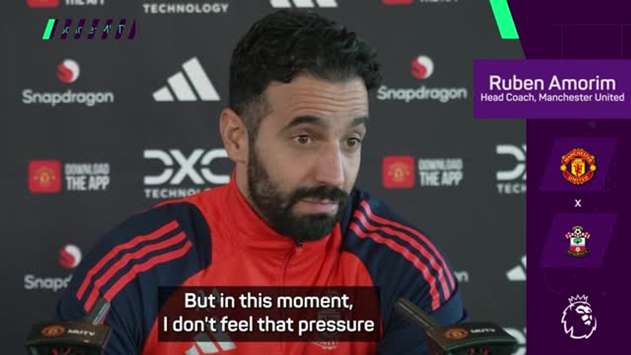 Amorim insists he's not feeling the weight of Manchester United job