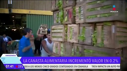 La canasta alimentaria incrementó su valor monetario en 0.2%
