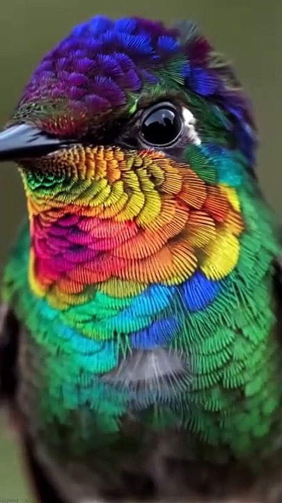 A closeup shot of a Hummingbird