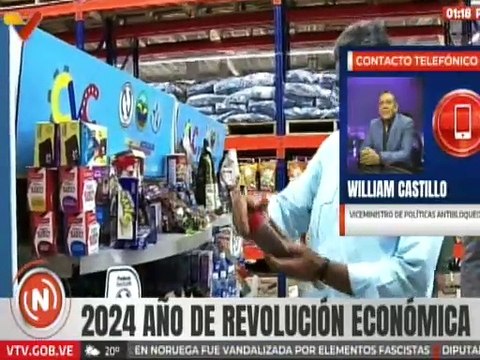 Vicemin. William Castillo destacó el avance de Venezuela pese a las medidas coercitivas unilaterales
