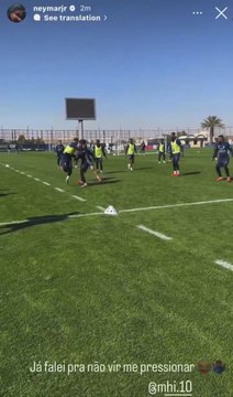 Neymar sigue deslumbrando: atentos a su vacile en el entrenamiento
