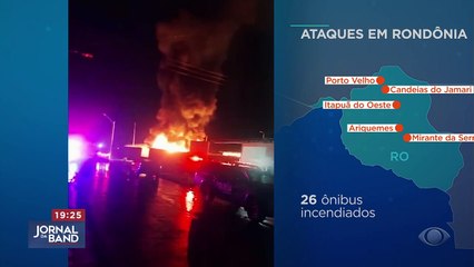 Ataques a ônibus aumentam em Rondônia