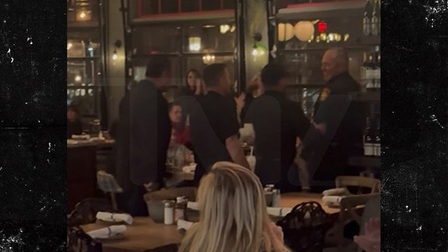 Restaurant Erupts in Cheers for Los Angeles Firefighters