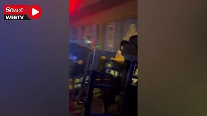 Beşiktaş Belediyesi'nin önüne barikatlar getirildi