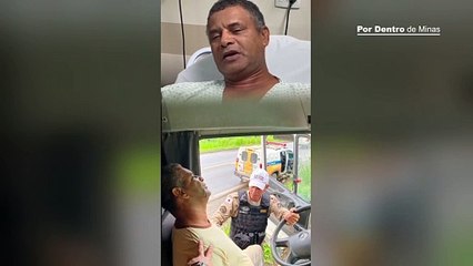 Homem sofre mal súbito, engasga com própria dentadura e bate caminhão na BR-381