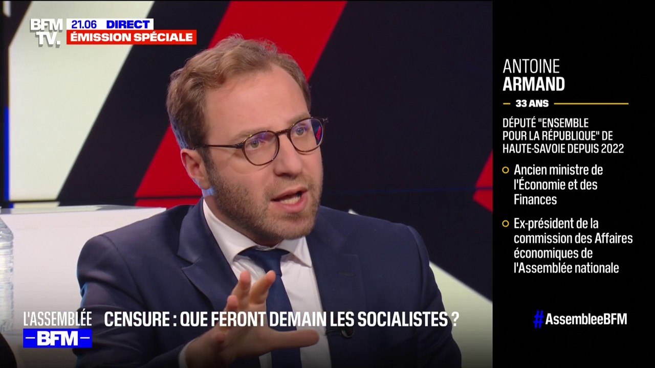 Pour Antoine Armand (Ensemble), "il n'est pas t...
