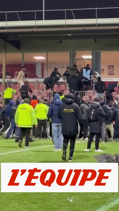 Des incidents causés par les supporters lyonnais à Bourgoin-Jallieu - Foot - Coupe