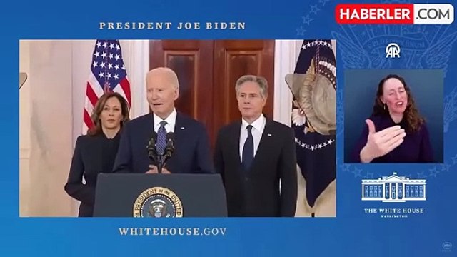 Joe Biden'dan anlaşma sonrası ilk açıklama: İsrail bizim sayemizde ateşkes dedi