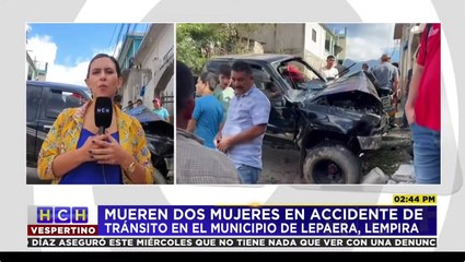 ¡Tragedia! Abuela y nieta mueren, al estrellarse pickup desenfrenado con muro en Lepaera