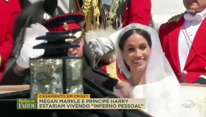 CASAMENTO EM CRISE? Megan Markle e Príncipe Harry estariam vivendo inferno pessoal | Melhor da Tarde