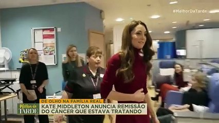 Kate Middleton anuncia remissão do câncer que estava tratando | Melhor da Tarde
