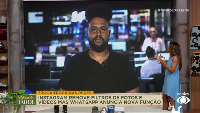 SEM FILTRO! Instagram remove filtros de fotos e vídeos | Melhor da Tarde