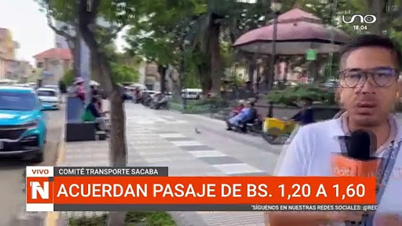 Acuerdan pasaje de 1.20 ctvs. a 1.60 ctvs. en Sacaba