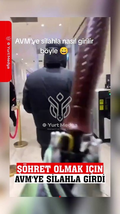 Suçun Yeni Adı Etkileşim "Silahla AVM'ye Nasıl Girilir" diye video çekip yayınladı #tiktok #sondakika