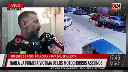 A24.com - 🔴ASESINATO EN EL 174： HABLA LA PRIMERA VÍCTIMA DE LOS MOTOCHORROS  Matías se encontra