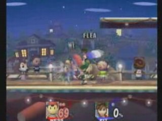 Brawl MasterT (Ness) vs Ogukuo/Flea (Pit) Round 2
