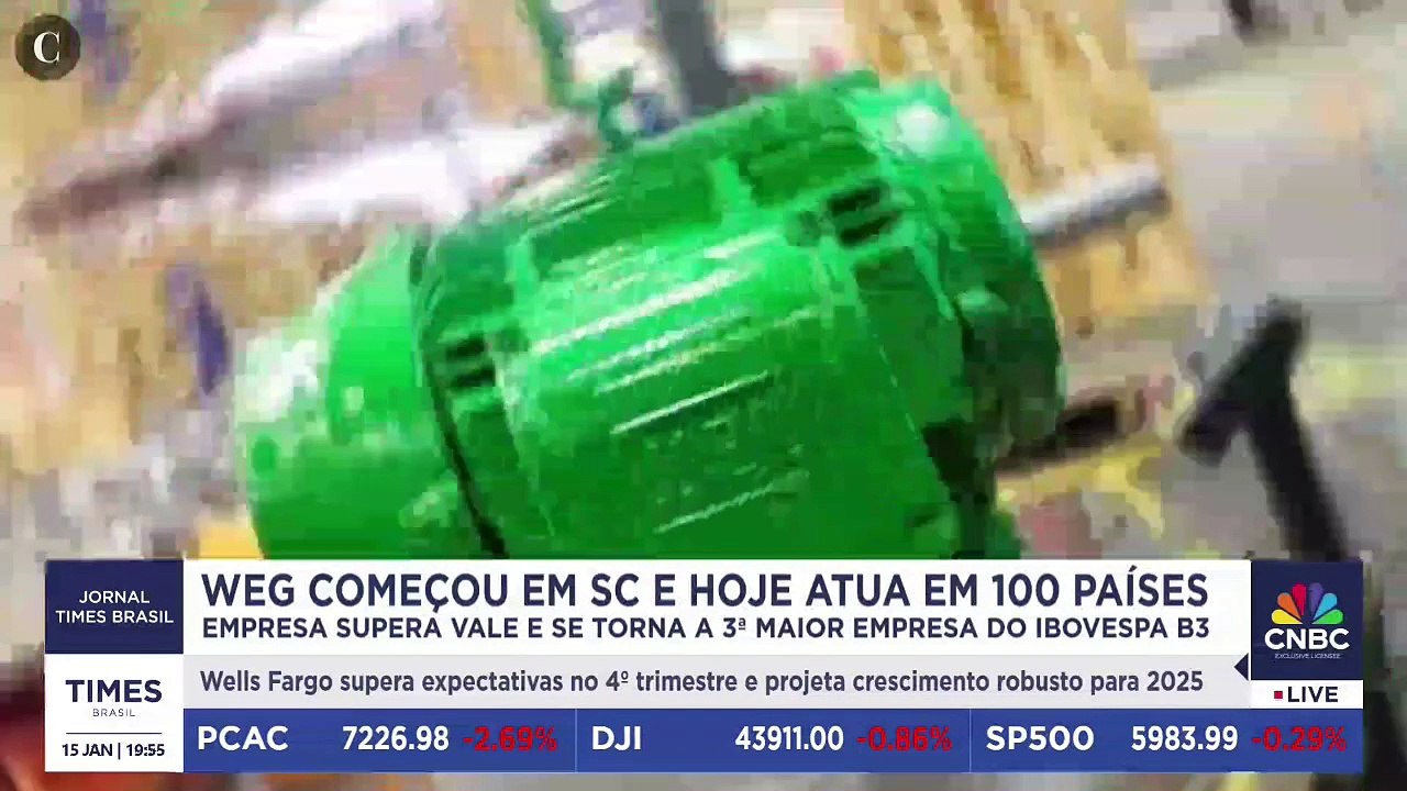 Weg atinge alta colocação no Ibovespa B3; analista de investimentos da GTF Capital comenta