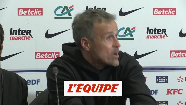 Luis Enrique : « Espaly a joué à un excellent niveau » - Foot - Coupe - PSG